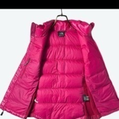 ノースフェイス　ピンクダウンベストの画像
