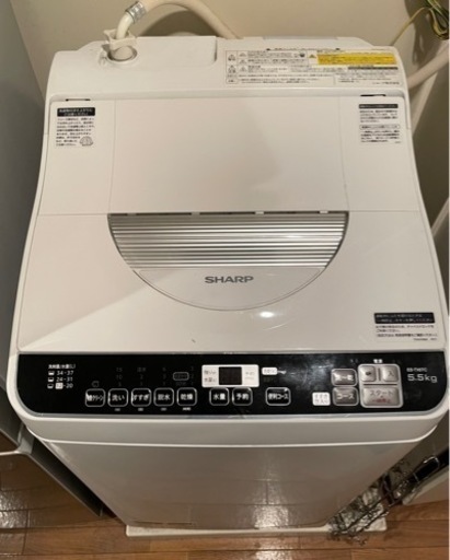 SHARP 洗濯乾燥機 5.5kg 2018年製 ES-TX5TC