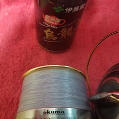 大型スピニングリール　Okuma  axeon  中古品　スプール予備✖️1の画像