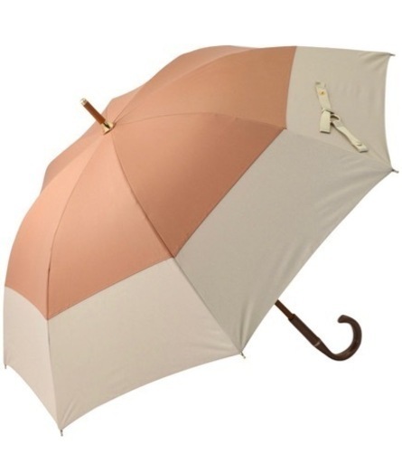 【新品】グレイシー　傘　晴雨兼用　遮光率99%以上 UV遮蔽率99%以上 遮熱効果 テラコッタ　ベージュ