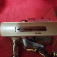 大型スピニングリール　Okuma  axeon  中古品　スプール予備✖️1の画像