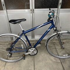 GIANT ジャイアント CROSS 700C　ネイビー　泥よけ　Fサス