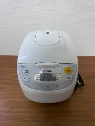 美品!タイガーマイコン炊飯器 炊飯ジャー JBH-G101-W 2019年製