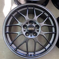 中古 【 BBS RG738 アルミホイール FORGED 鍛造 18×7.5J +45 4本 セット おまけ付 】 要補修 送料込(条件付) ※個人宅発送出来ません BBS RG-R RG738 215⁄40R18 7.5J5H⁄PCD114.3 BBS RG-R 17\" at MK