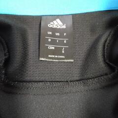 adidas スポーツウェア ジャージ 上着 ブラック Sサイズの画像