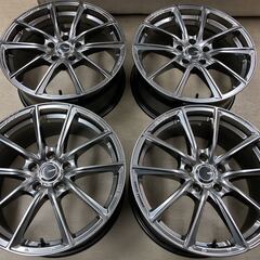 エンケイ チューニング SC50◆8J 18インチ IS45(オフセット+45) PCD114.3-5H◆レヴォーグ インプレッサ エスティマ クラウン マークX