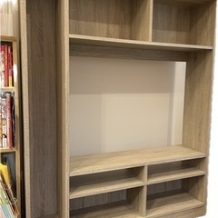 （お取引中）テレビボード　横120×縦150×奥行27  解体済の画像