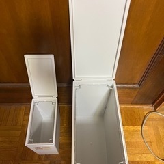 無印良品 ゴミ箱 大サイズ 小サイズの画像