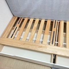 0円【IKEA】ベットフレーム（MANDAL）の画像