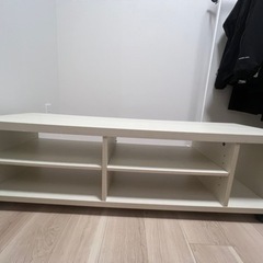 無料　美品　テレビ台　ホワイト