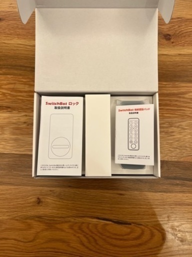 ②SwitchBot スイッチボット　スマートロック　セット　指紋認証　開封のみ