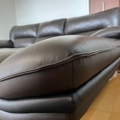 ❮美品❯本革カウチソファ　ロゾ4の画像