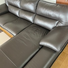 ❮美品❯本革カウチソファ　ロゾ4の画像