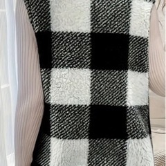 値下げ⬇️【美品/新品】フード付きリバーシブルベスト/フードなしベスト　Ｌの画像