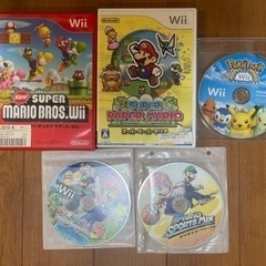 任天堂 Wii ウィー ゲームソフト 5点セット