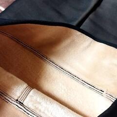 定価3000円 フェイクタイツ 裏起毛 1200デニール 黒 新品 透けて見えるタイツの画像