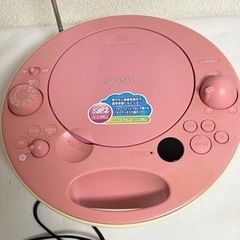 珍品 SONY CDラジオ ZS-E5 ピンク 再生確認済の画像