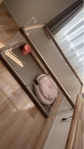 アイリスオーヤマ　ペットゲージ　120cm幅　犬　猫　ウッディサークル