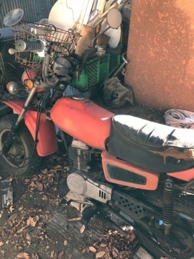 ジャンク、ホンダバイクR &P 不動にて部品取りに！