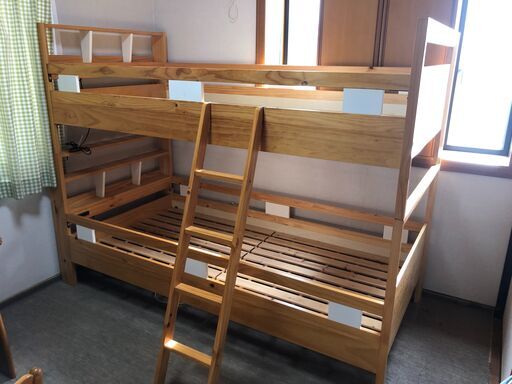 (終了)２段ベッド　木製　スノコ　ニトリ製品