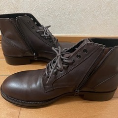 【美品】メンズ 25.5cm レースアップブーツの画像