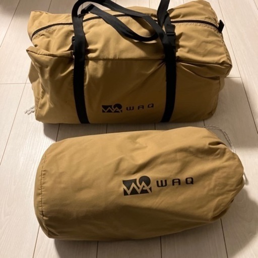 （受け渡し決まりました）WAQ Alpha T/C SOLO DX ソロ〜デュオ用 ティピテント ➕SOLODX専用 フロントウォール