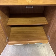 木製　棚の画像