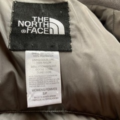 ダウンジャケットレディースS(ノースフェイス)白の画像