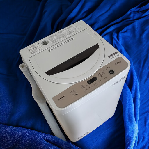 6.0kg 全自動洗濯機 シャープ 2022年製 手渡し歓迎!! R01016 1️⃣