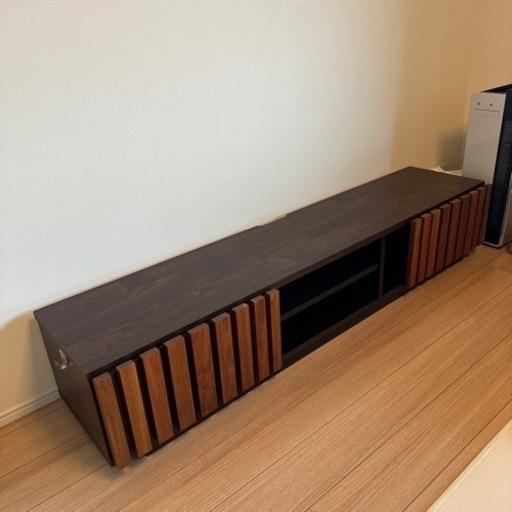 【取引完了】大川家具 テレビボード 幅180ｃｍ テレビ台 完成品 ウォールナット レイニー