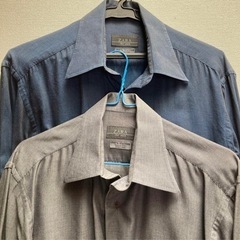 ZARA シャツ　2枚セット　メンズ　M