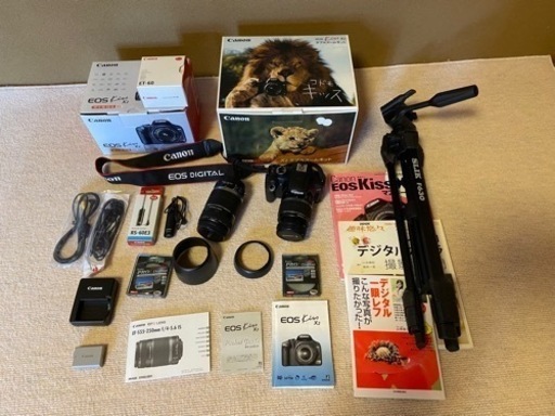 Canon 一眼レフカメラ 交換レンズ、三脚ほか