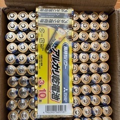 ★新品 アルカリ乾電池 単3 1パック10本入り200円 三菱電機 LR6N/10S 水銀0★の画像