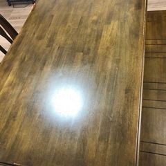 ダイニングテーブル、ベンチセットの画像