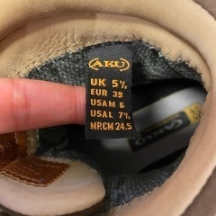 AKU 石井スポーツ　登山靴　サイズ24.5の画像