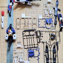 ガンダムプラモデル MSZ-006PERFECTgradeZETAガンダム クロスボーンガンダムの画像