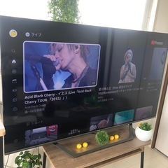 高画質4K Youtube アマプラ ハイセンスTV超薄型58インチ 58U7FGの画像