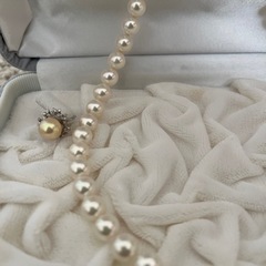 【ありがとうございました】真珠ネックレス イヤリング セットの画像