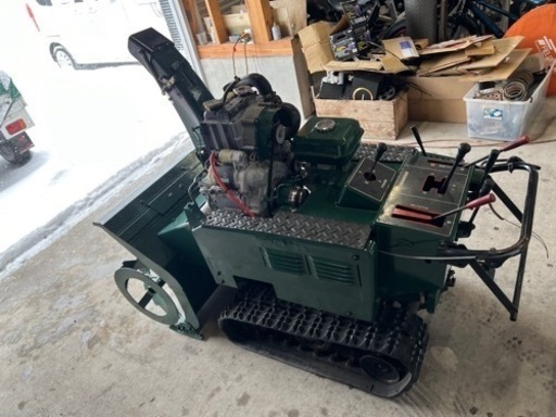 ヤンマー除雪機YSR9Z改ディーゼルエンジンスワップ