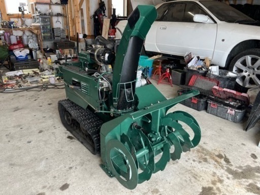 ヤンマー除雪機YSR9Z改ディーゼルエンジンスワップ