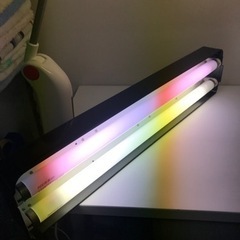 ロ2401-775 NISSO ガラス水槽セット 水槽60×30㎝ NISSOランプFL20×2 NISSO AEO1210フィルター ニッソーシーパレス SQ-031型ポンプ 通電確認済み 全てキズ・汚れあり 中古の画像