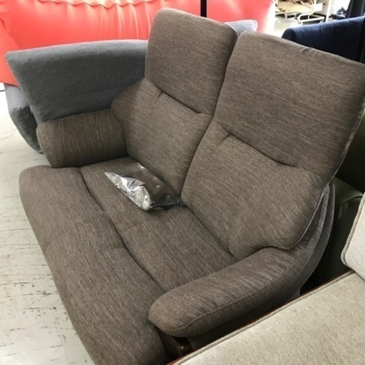 ロ2401-785 ニトリ 2人掛けソファ 美品 脚外してます ※六角レンチの