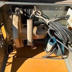 リョービ 電気マルノコ用 ベンチスタンド HA-3T エアー付き　電動工具 DIY 切断機大工道具の画像