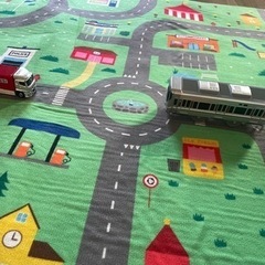 トミカ　プラレール　プレイマット　フライングタイガーの画像