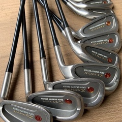 MIZUNO★ZEPHYR EACH GRAVITY DESIGN 3～9番PW/FW/SW アイアン10本セット TF-2740 フレックス7の画像
