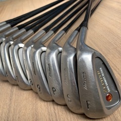 MIZUNO★ZEPHYR EACH GRAVITY DESIGN 3～9番PW/FW/SW アイアン10本セット TF-2740 フレックス7の画像