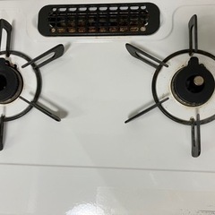 ガスコンロ リンナイ (Rinnai) HOWARO ホワロ 56cm 2口 ガステーブル LPガス 都市ガス プロパン ガス 片面焼きグリル アンティークブルーの オシャレ ガスコンロの画像