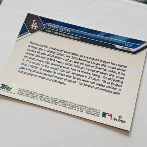 【タグ付新品・正規品】大谷翔平選手　ドジャース　ユニフォーム M ナイキ