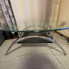 ニトリガラステーブルの中古が安い！激安で譲ります・無料で
