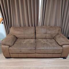 ソファー ブラウン 西海岸風 ヴィンテージ風